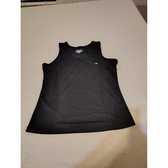 Champion Tops - Champion Women's Black Athletic‎ Tank Top Running Pickleball Workout Size S 2